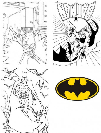 Free printable, foldable, Batman coloring book. Cute party ...