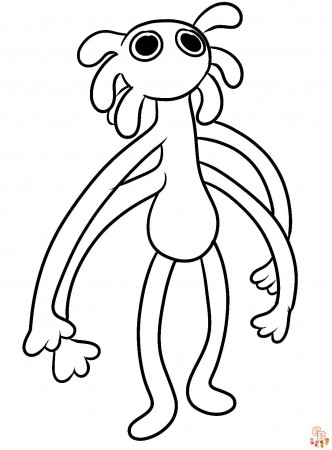 Rainbow Friends Coloring Pages - Free ...
