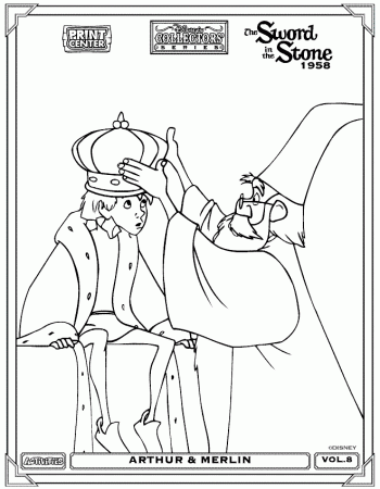 The Sword in the Stone coloring pages ...