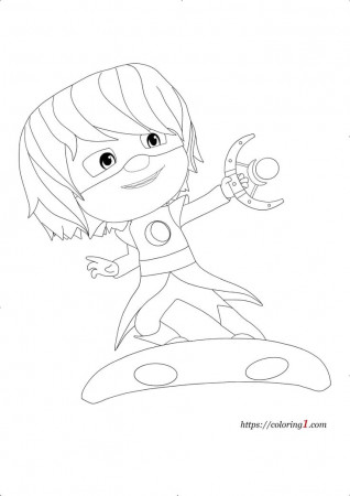 Pin on Pj Masks coloring pages