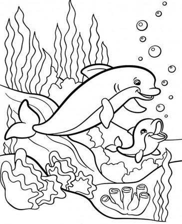 20 Water World Coloring Pages for Kids Kids Coloring Pages | Etsy