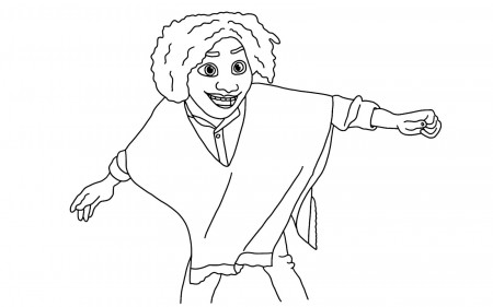 Coloring page Encanto Camilo Madrigal Print Free