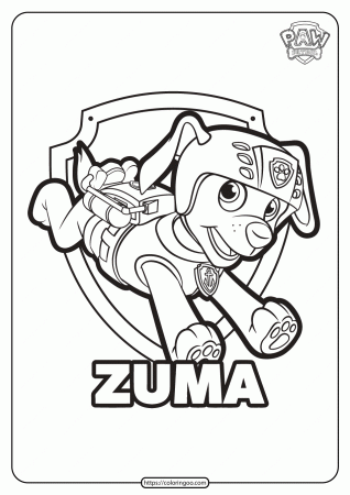 Free Printable Paw Patrol Zuma Coloring Pages | Paw patrol coloring, Paw  patrol coloring pages, Zuma paw patrol