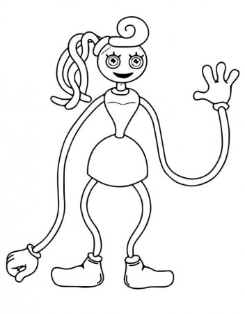 Lovely Mommy Long Legs Coloring Page - Free Printable Coloring Pages for  Kids