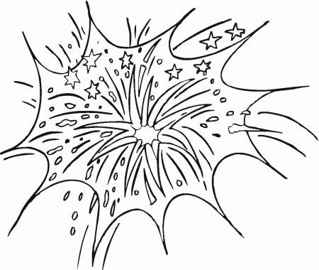 Free Printable Fireworks Coloring Pages For Kids