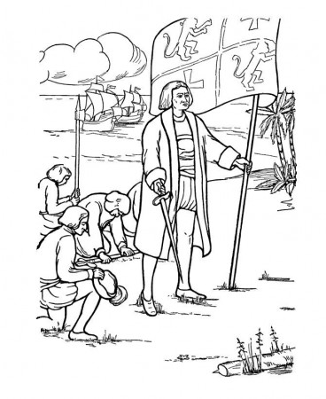 Columbus Day Coloring Pages (13) | Autumn Coloring Pages ...