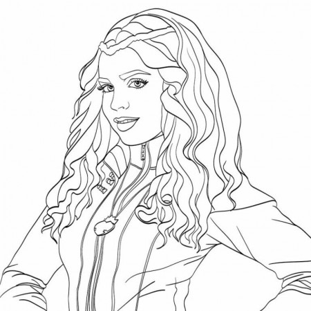 Descendants Coloring Pages Printable di 2020