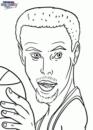 Stephen Curry Coloring Page | Coloring Pages - Original Coloring Pages