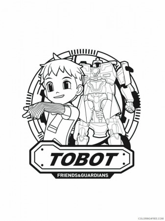 Tobot Coloring Pages TV Film Tobot 10 ...coloring4free.com