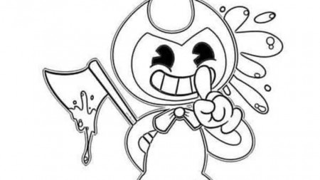 10 Best Free Printable Bendy and the Ink Machine Coloring Pages For Kids