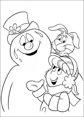 8 Best Images of Frosty The Snowman Printable Coloring Pages ...