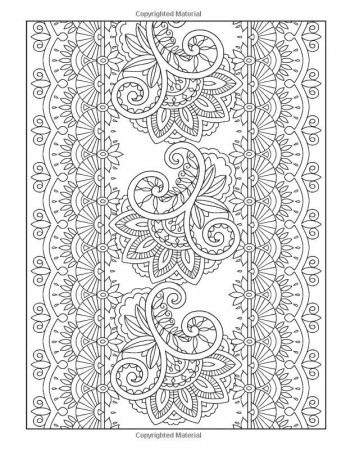 Henna Design Coloring Pages - High Quality Coloring Pages