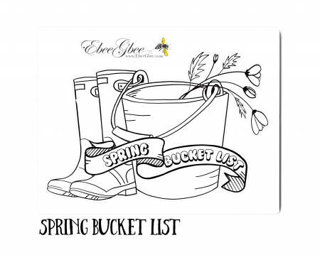 SEASONAL BUCKET LIST Planner Stickers | Hand Drawn – EbeeGbee