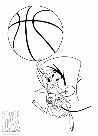 Speedy Gonzales Coloring Pages Space Jam: A New Legacy - Get Coloring Pages