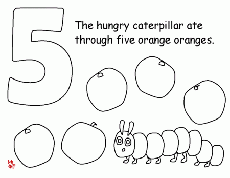 Coloring Pages For Very Hungry Caterpillar - Best Coloring Pages