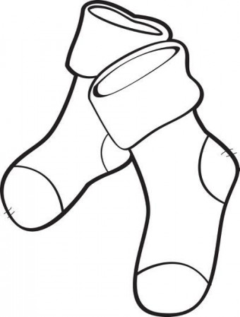 Printable Christmas Stockings Coloring Page for Kids | Free christmas  coloring pages, Printable christmas stocking, Coloring pages