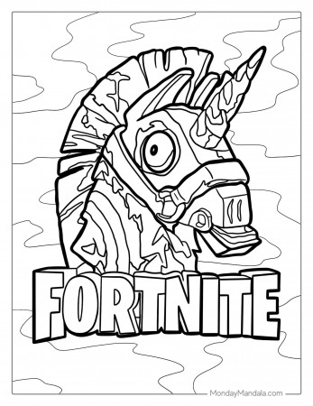 58 Fortnite Coloring Pages (Free PDF ...