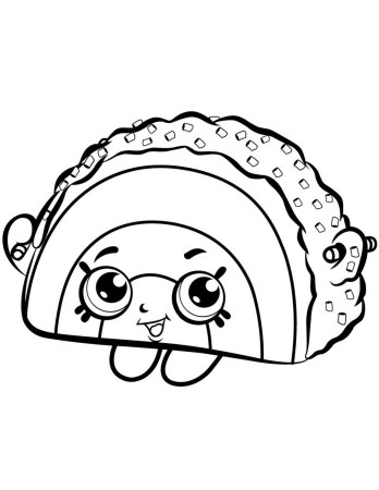 Taco Coloring Pages