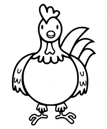 Chicken Coloring Pages - Free Printable Coloring Pages for Kids