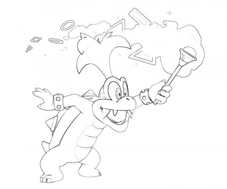 Morton Koopa in Helkopter Coloring Pages (Page 5) - Line.17QQ.com