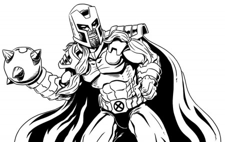 Coloring pages: Coloring pages: Magneto, printable for kids & adults, free