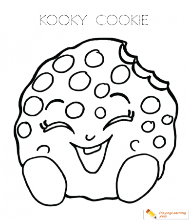 Cookie Coloring Page 17 | Free Cookie Coloring Page
