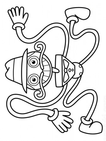 Daddy Long Legs Coloring Page - Funny Coloring Pages