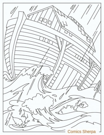 Free Noah's Ark Coloring Pages (Print and Download PDFs) - Comics Sherpa