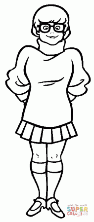 Velma Dinkley coloring page | Free Printable Coloring Pages