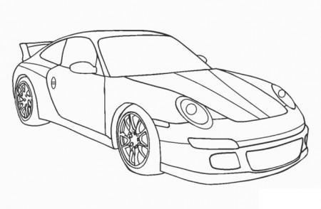Porsche coloring book waiting to be tuned printable and online