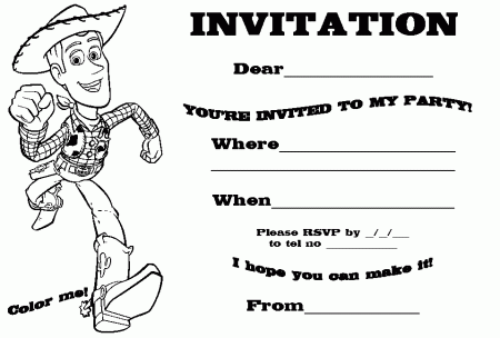 Coloring Pages Printable Toy Story - Coloring Page