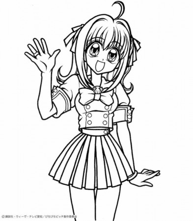 Printable coloring pages - Mermaid Melody: Pichi Pichi Pitch #103 ...