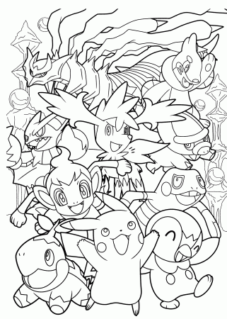 Printable Pokemon - Coloring Pages for Kids and for Adults