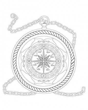 Nautical coloring pages for adults