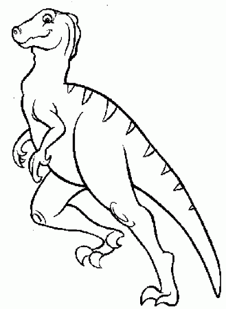 Deinonychus Coloring Page