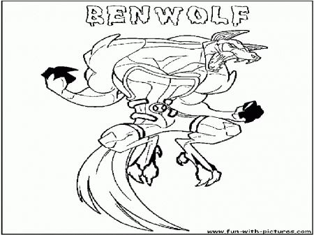 Benwolf Coloring Page