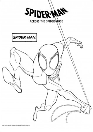 Across the Spider-Verse Kids Coloring Pages