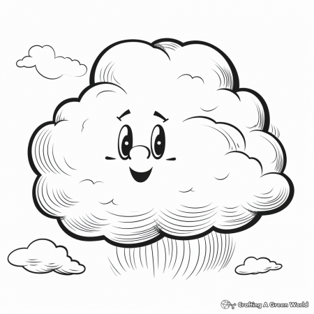 Cloud Coloring Pages - Free & Printable!