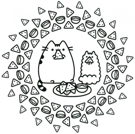 Pusheen Coloring Pages - Best Coloring Pages For Kids | Cat coloring page, Pusheen  coloring pages, Cute coloring pages