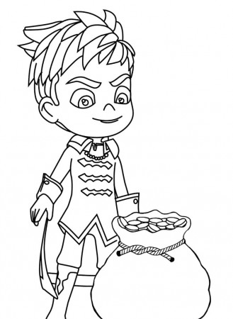 Printable Santiago of The Seas Coloring Page - Free Printable Coloring Pages  for Kids