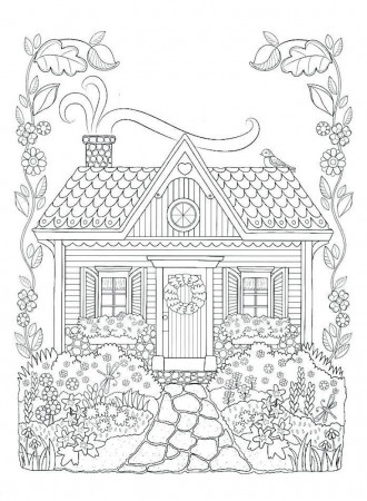 House Coloring Pages And Dozens More Top 10 Themed Coloring Challenges