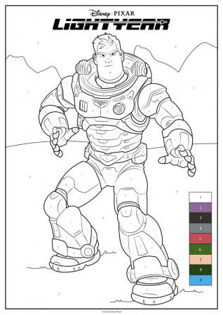 Free Printable LIGHTYEAR Coloring Pages - Lola Lambchops