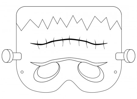 15 Best Scary Halloween Mask Templates Printable - printablee.com