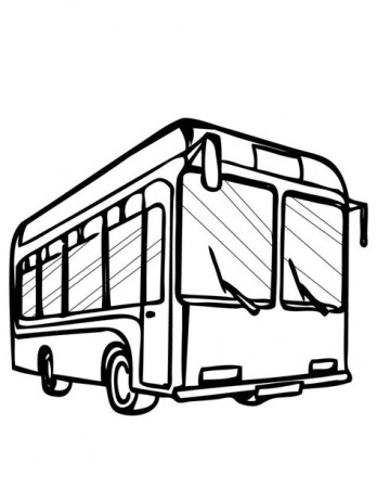 Children On A Bus Coloring Pages - Learny Kids