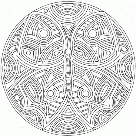 Abstract Coloring Pages Intricate - Coloring Pages For All Ages