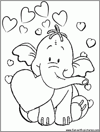 valentine color sheets | Only Coloring Pages