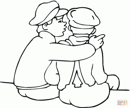 Friendship day coloring pages | Free Coloring Pages