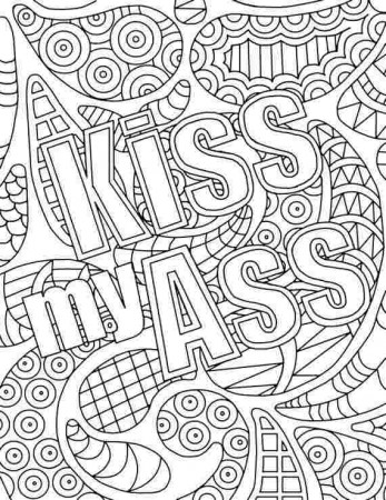 swear words coloring pages free ...