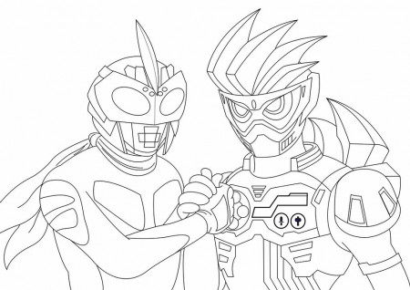 Kamen rider coloring pages