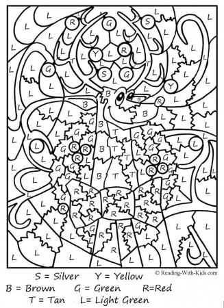 Education Christmas Color Number Pages Az Coloring Pages, Popular ...